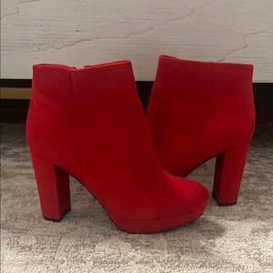 Dream Pairs Red Heeled Boots